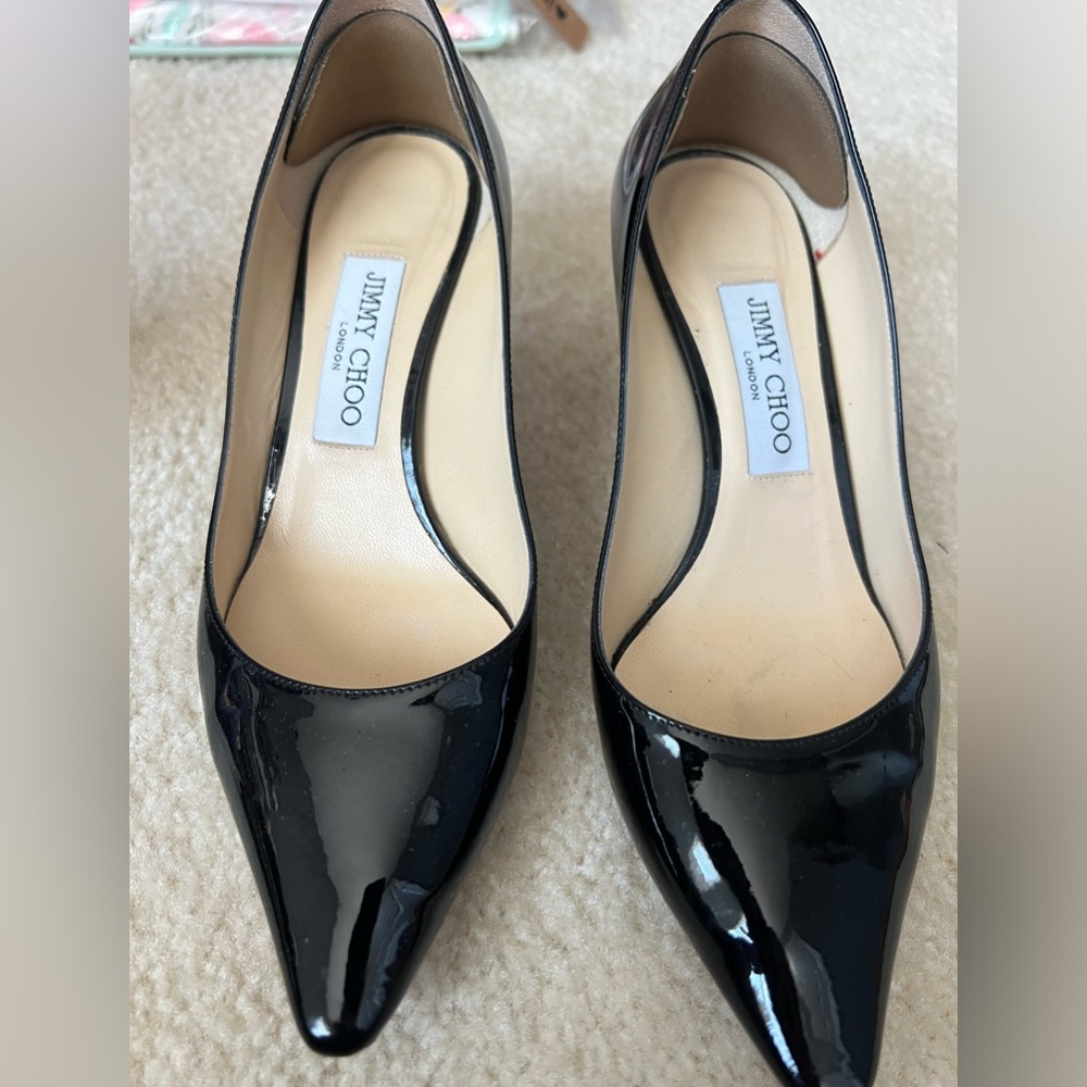 Authentic jimmy choo kitten heels 37.5